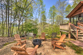 Cozy Hiawassee Cabin with Fire Pit and Mtn Views!